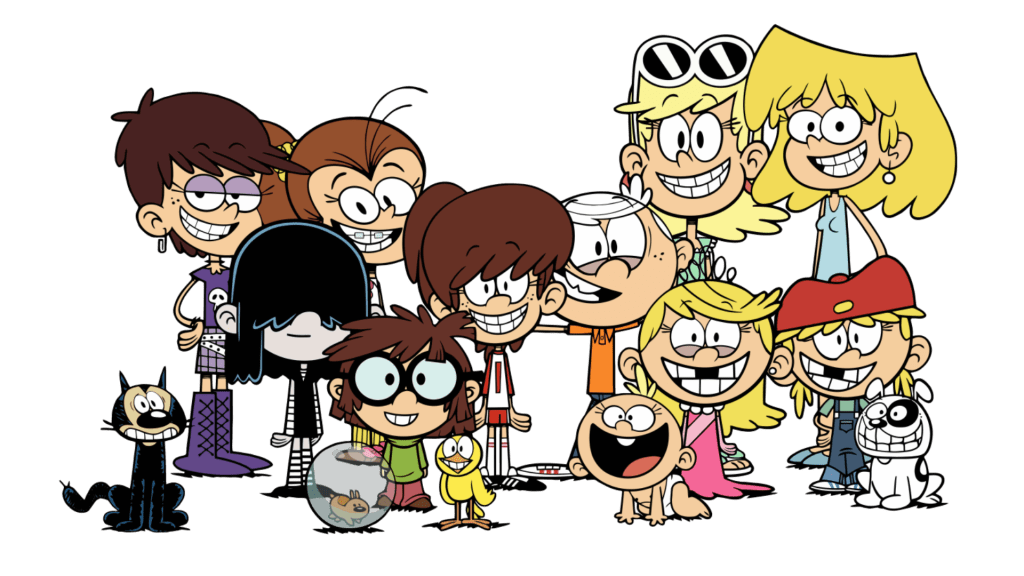 Image of the Loud House family